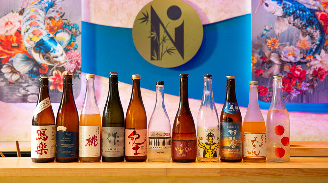 日本酒のラインナップ